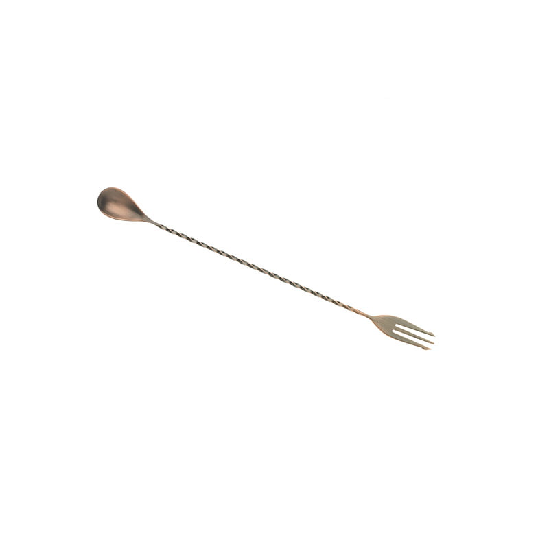 barspoon fourchette cuivre