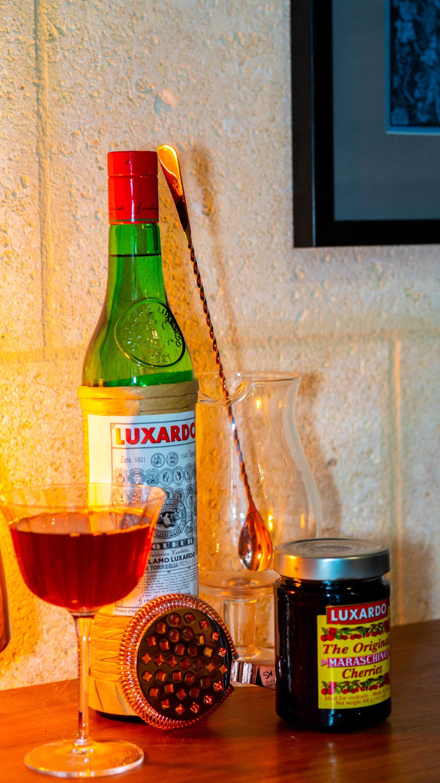 Luxardo coupe cocktail